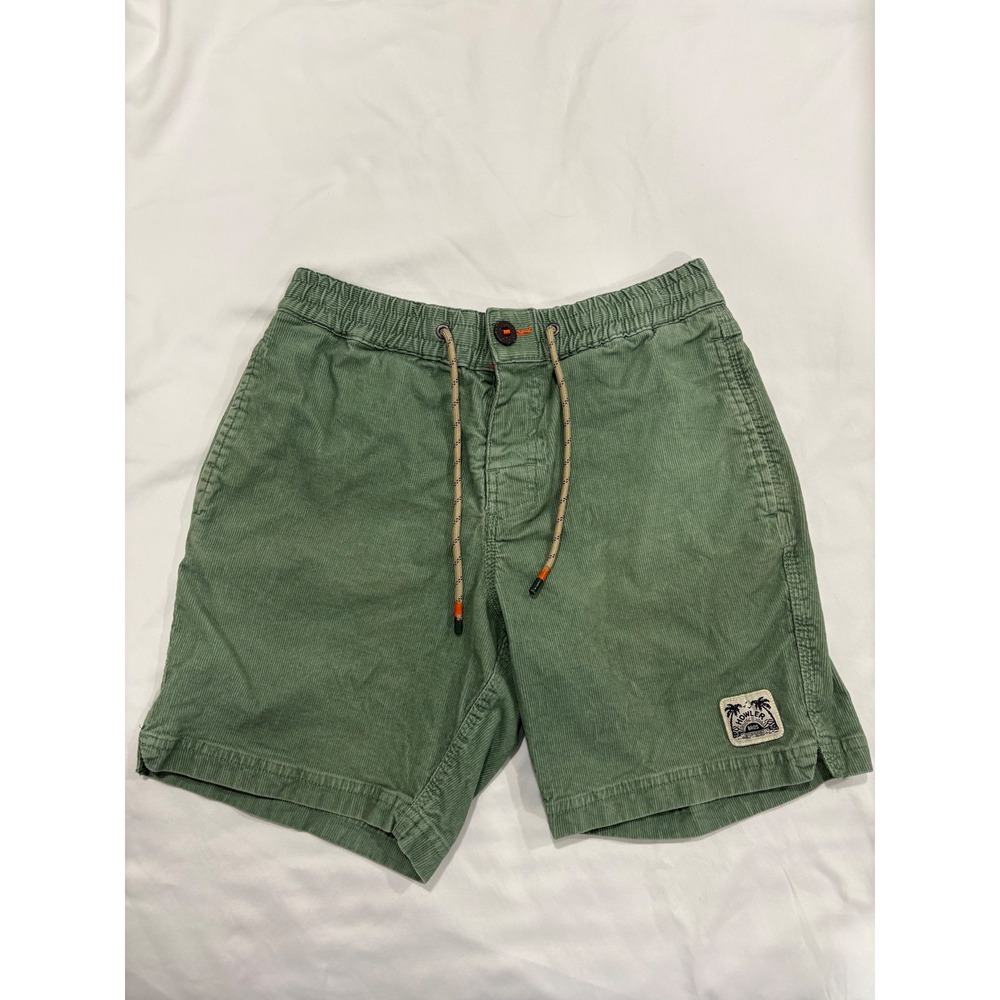 Howler Brothers Pressure Drop Cord Shorts 7" Lichen Green Size 28 Corduroy